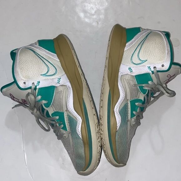 Nike Kyrie Infinity Men’s 9 Keep Sue Fresh Green Teal and White CZ0204-002 Shoes - Picture 6 of 14